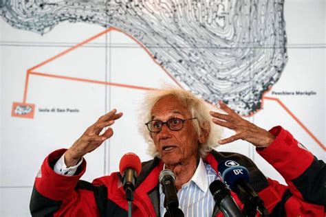 Christo’s Newest Project: Walking on Water - The New York Times