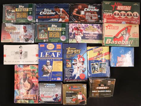 Sportscards Super Box 4 Mystery Sports Cards Box 12 Items Per