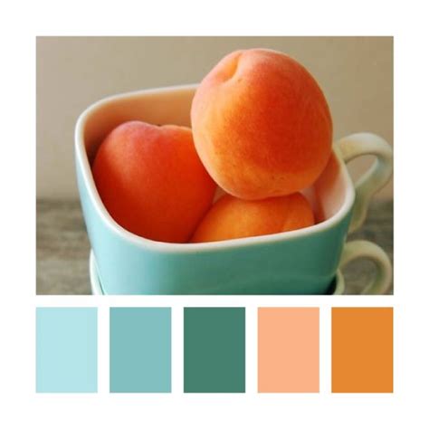 Colour Palettes Peaches For My Peach Chair And White Couch Peach