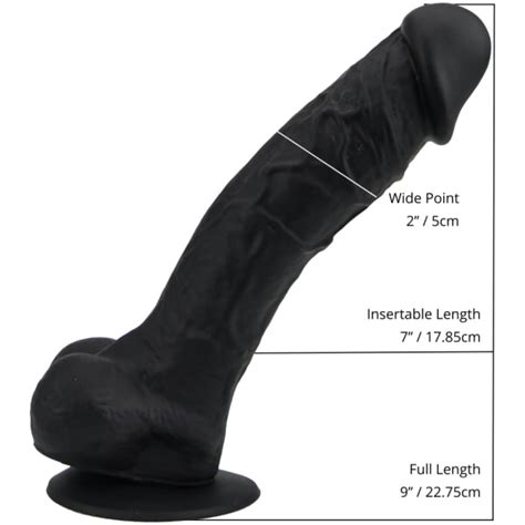 Loving Joy Inch Realistic Silicone Dildo Black Lust Brighton