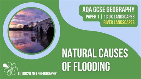 Natural Causes Of Flooding AQA GCSE Geography River Landscapes 7