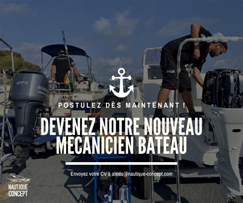 Offre D Emploi M Canicien Bateau Nautique Concept