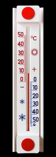 Term Metro Para Medir A Temperatura Do Ar Mostra Graus De Calor