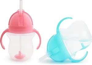 Amazon Munchkin Click Lock Ounce Weighted Flexi Straw Cup