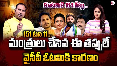 Analyst Sai Krishna Azad Sensational Comments On YCP Defeat AP