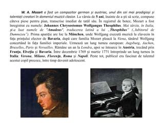 Wolfgang Amadeus Mozart PPT