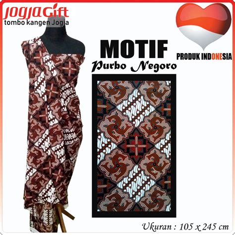 Jual Kain Batik Halus Khas Jogja Motif Purbonegoro Shopee Indonesia