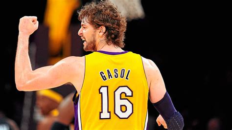 Los Lakers Anuncian La Retirada Del Número 16 De Pau Gasolconexión