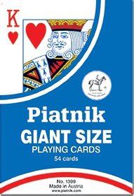 Piatnik Karty Do Gry Giant Size Piatnik Sklep EMPIK