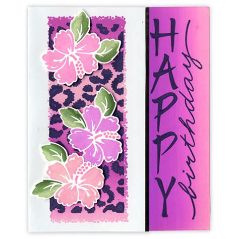 Hawaiian Happy Birthday Card | FaveCrafts.com