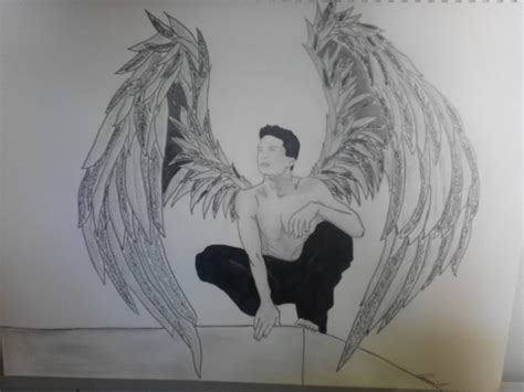 Male Angel Drawing at GetDrawings | Free download