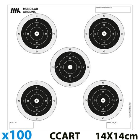 Buy online Air Gun Comp. Targets 100pcs from • Shop of Air Gun Targets ...