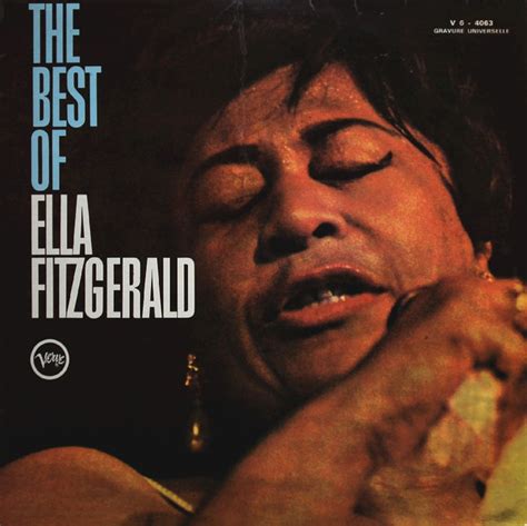 Ella Fitzgerald The Best Of Ella Fitzgerald Verve Records V