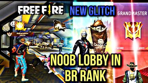 Free Fire New Glitch Or Trick Noob Lobby In Br Rank New Season