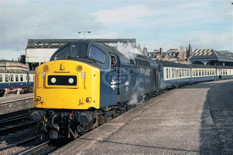 The Transport Library Br British Rail Diesel Locomotive Class 40 40158 At Perth In 1980 09