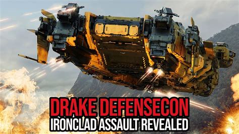 Star Citizen Drake DefenseCon Ironclad Assault Revealed All Ships