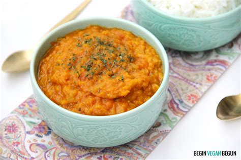 Dhal De Lentejas Rojas Vegano Recetas Veganas