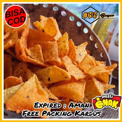 Snack Kiloan Tortilla Bbq Balado 250 Gram Makanan Ringan Cemilan