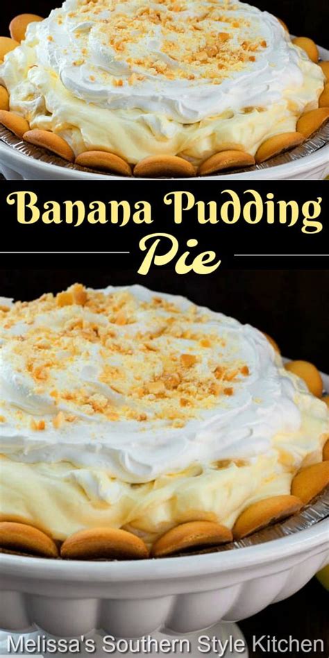 No Bake Banana Pudding Pie Melissassouthernstylekitchen