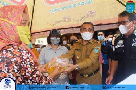 Wakil Bupati Ardani Tinjau Operasi Pasar Murah Website Kabupaten Ogan