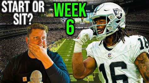 Must Start Or Sit Wide Receivers For Week 6 Fantasy Football Every