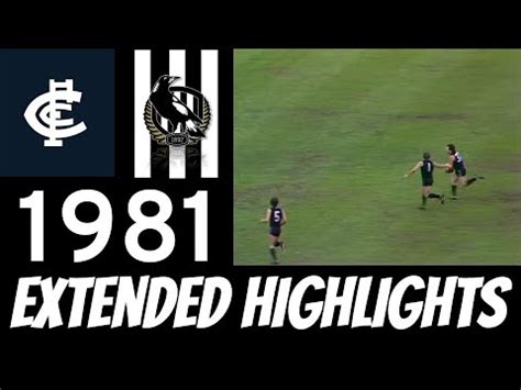 Vfl Grand Final Carlton Vs Collingwood Extended Highlights