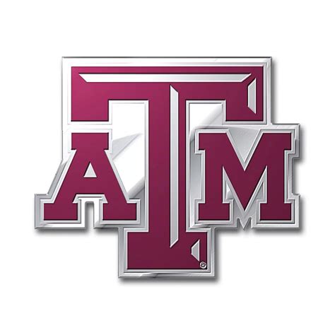 Challenger Texas A&M University Embossed Emblem; Maroon (Universal ...