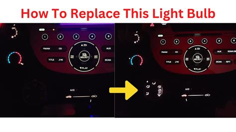 How To Replace Honda Fit Heater Climate Control Light Bulb Part Number