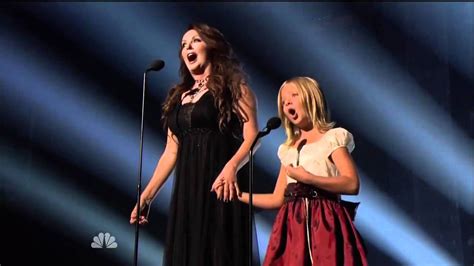 Jackie Evancho And Sarah Brightman Time To Say Goodbye On America S Got Talent Finale Jackie