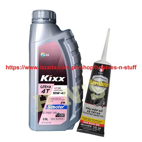 Kixx Ultra T W Caltex Havoline Scooter Gear Oil Package Ml