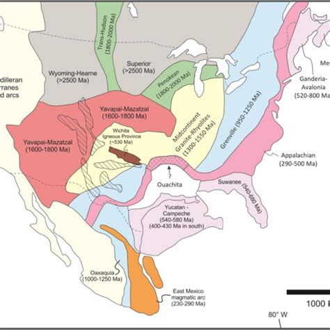 Generalized Stratigraphic Column For The Anadarko Basin Showing