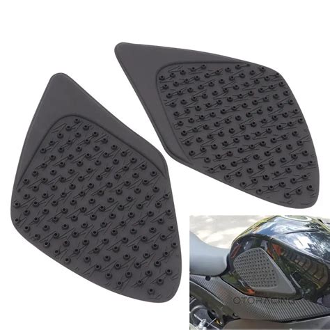 Motocicleta Anti Slip Tanque Almofada De Tra O Joelho Side Grip