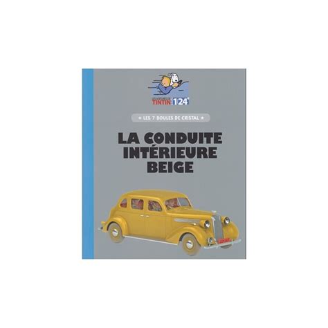 Tintin Car Buick Beige Resin Statue Moulinsart 29936 Xfueru