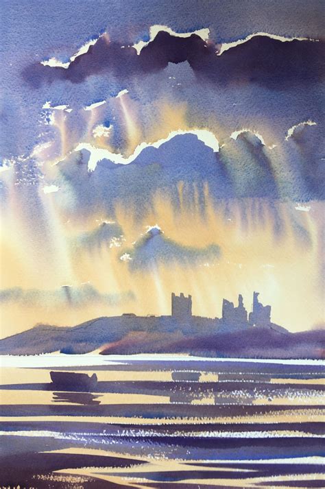 Traditional Dunstanburgh Castle Paintings – M J Forster