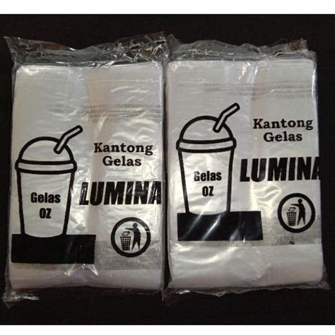 Jual Kantong Plastik Kresek Oz Kresek Gelas Pop Ice Lumina Shopee