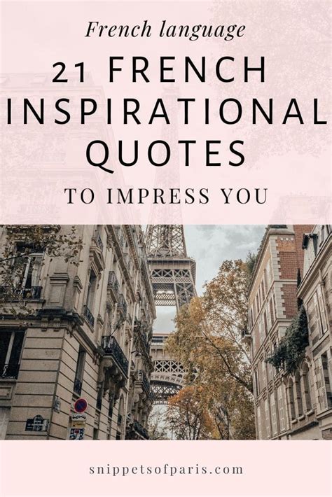 French Inspirational Quotes For Daily Motivation