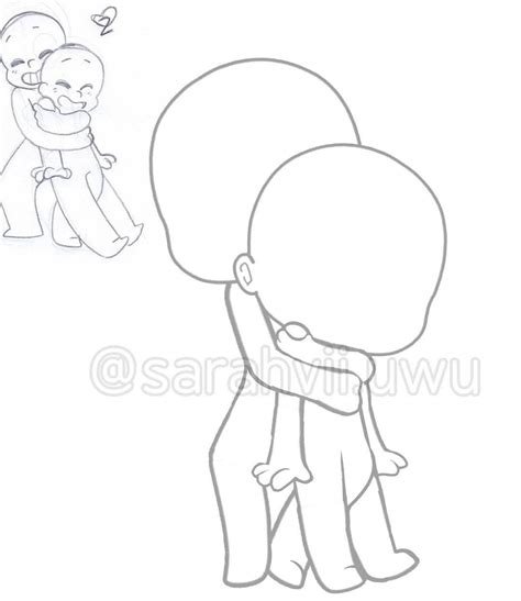 Cute Chibi Base Pose Coloring Pages