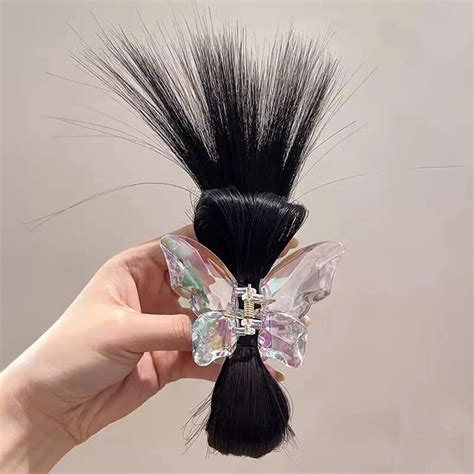 Pudding Shape Butterfly Hair Clip Acetic Acid Wig Catch Clip New Crab