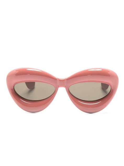 Loewe Eyewear Inflated Cat Eye Sunglasses Farfetch