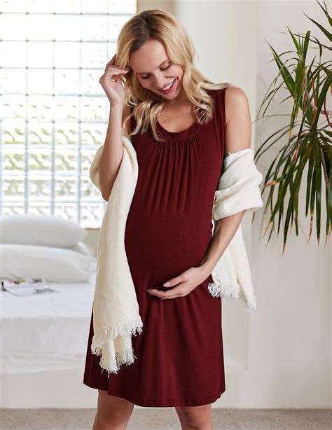 Buy Ekouaer Nursing Nightgown 3 In 1 Labor Delivery Nursing Hospital Gown Maternity Nursing