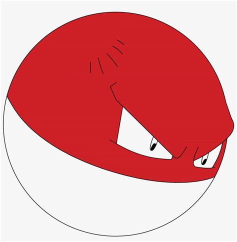 How To Draw Pokemon Voltorb Done And Colored Transparent Png