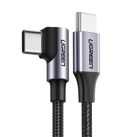 Cabo Usb C Ugreen Para Usb C Macho Macho Metros Preto Escorrega