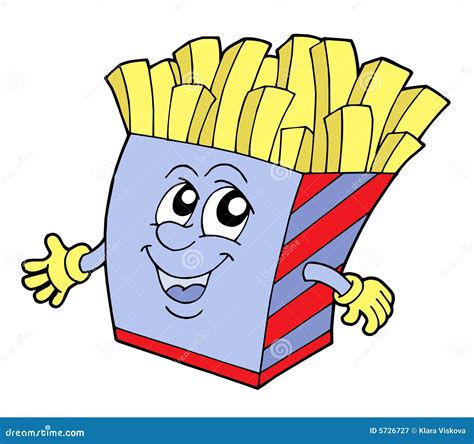 Pommes Frites Vector Illustration Royalty Free Stock Photography