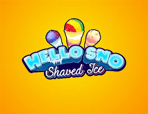 Shaved Ice Logo By Michael Oghenewogaga On Dribbble