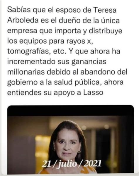 FueraLasso on Twitter RT wgomezr Ojalá está señora Arboleda