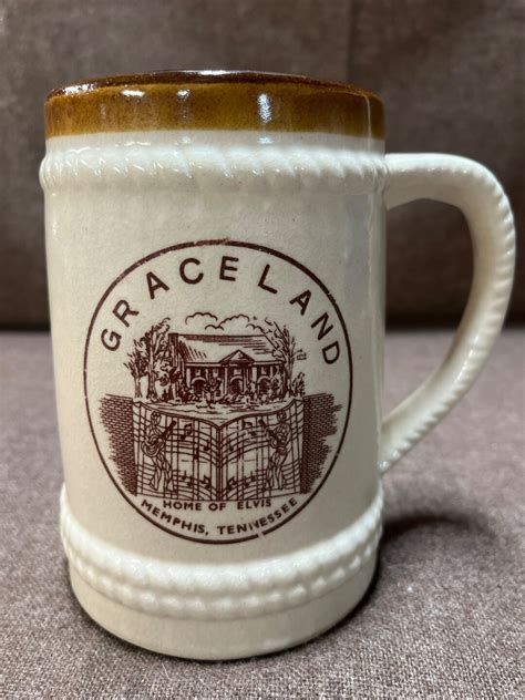 Vintage Elvis Presleys Graceland Souvenir Stein / Mug. 1970s - Etsy