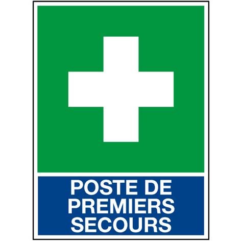 Panneau Poste De Premiers Secours Iso Premiers Secours