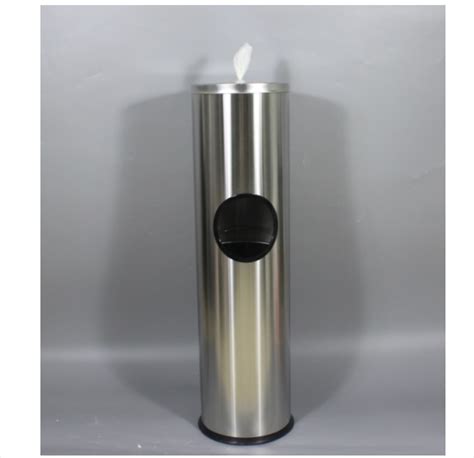 Floor Standing Stainless Steel Gym Wipes Dispenser From China