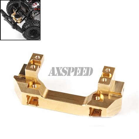 1 10 RC TRX4 Front Bumper Mount Gold Servo Relocation Mount For Traxxas