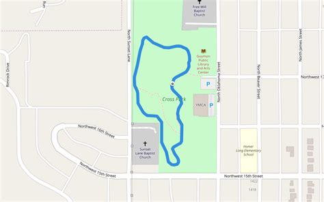 Cross Park Walking and Running - Guymon, Oklahoma, USA | Pacer